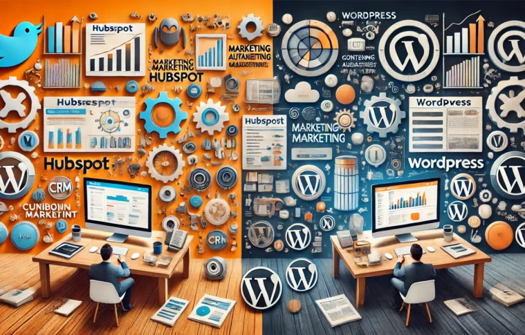 HubSpot vs. WordPress: A Comparative Business Case Study on Inbound Marketing and Content Management